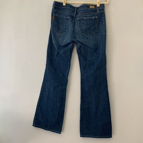 PAIGE JEANS Hollywood Hills distressed denim Inseam 30” Size 29 (8) - Picture 4 of 7